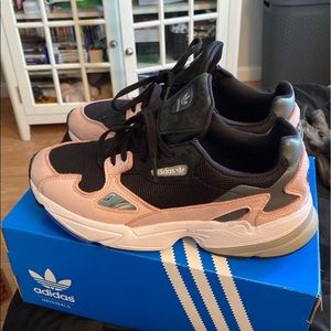 Adidas Falcon Black and Pink